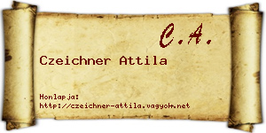 Czeichner Attila névjegykártya